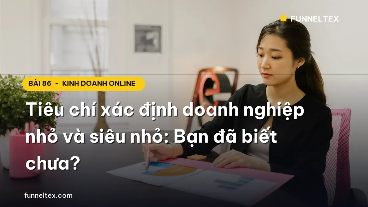 Tiêu chí xác định doanh nghiệp nhỏ và siêu nhỏ: Bạn đã biết chưa?
