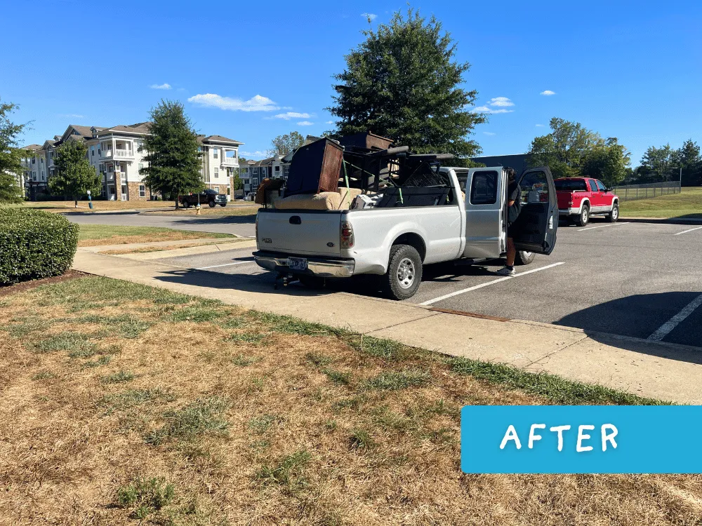 AFTER Photo of an Apartment Move-out Cleanout by Dem Junky Boys