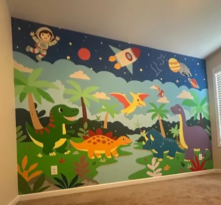 Alligator mural