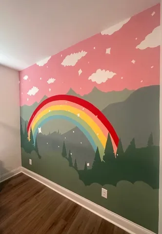 Astronaut mural