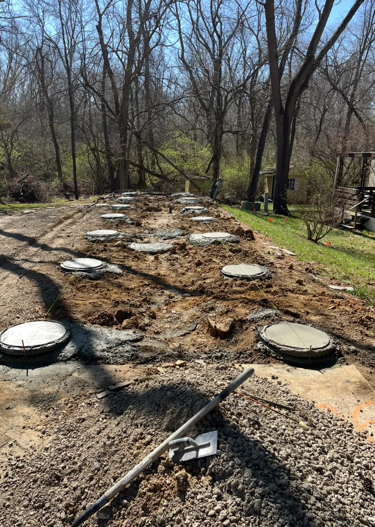 Lot Preparation and Foundation Work