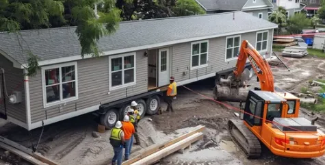 Mobile Home Setting and Installation