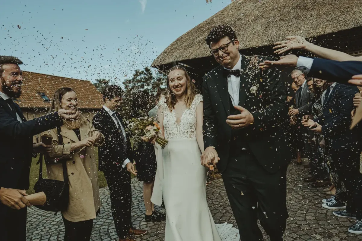 a man and woman kissing