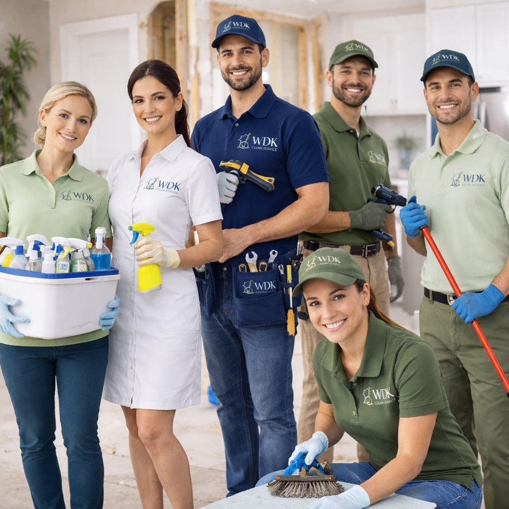 Reliable cleaning service applied to a modern interior space Kissimmee, Florida