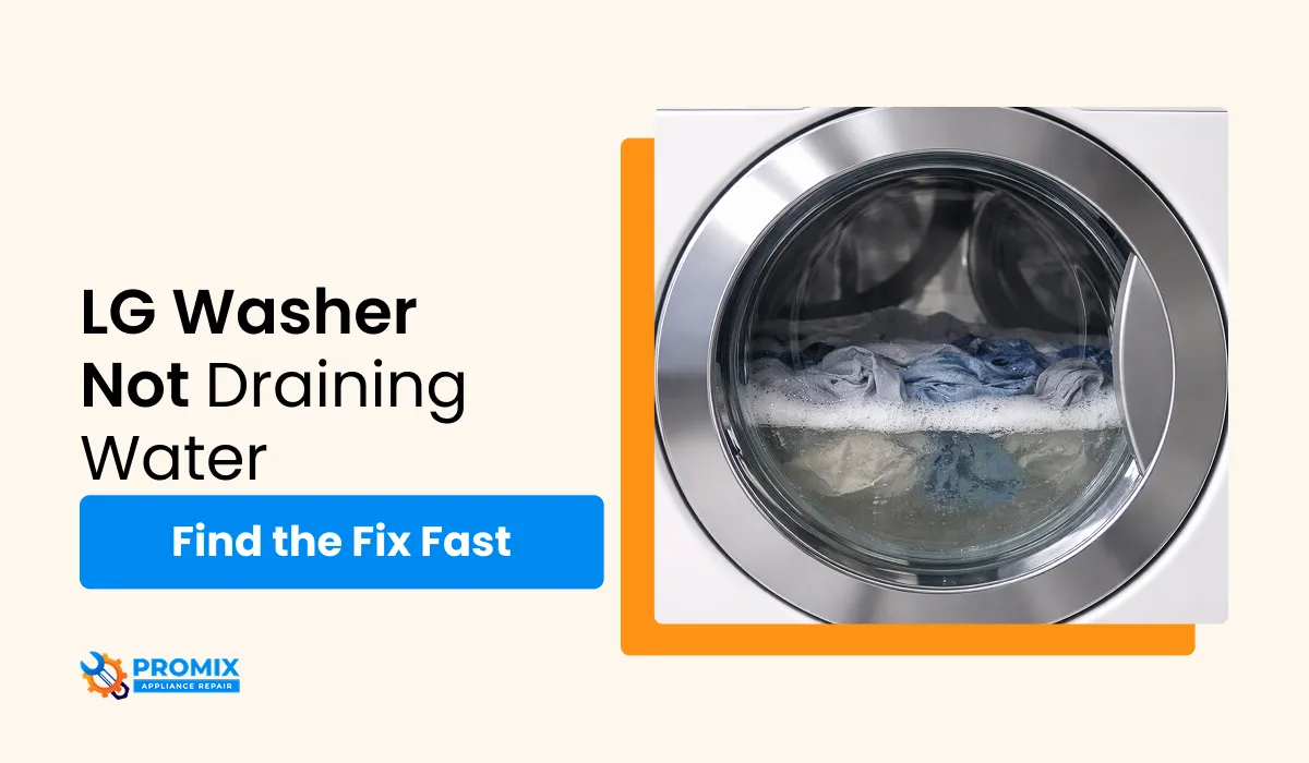 LG washer not draining water