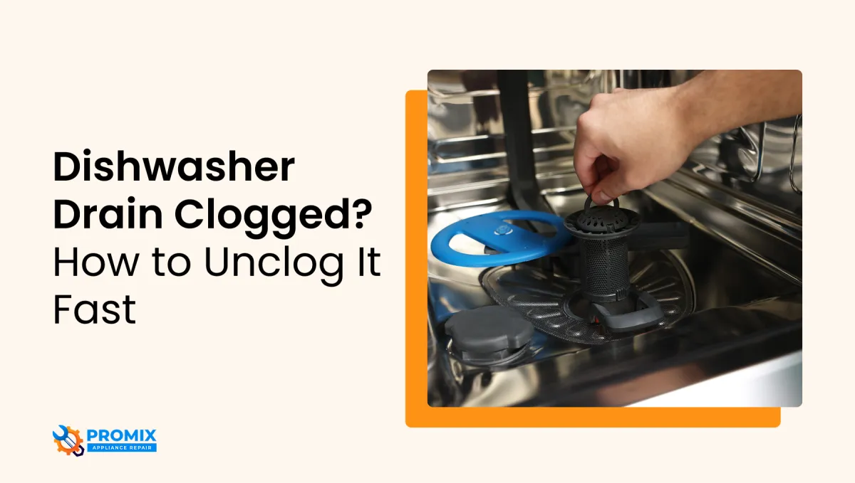 dishwasher drain clogged