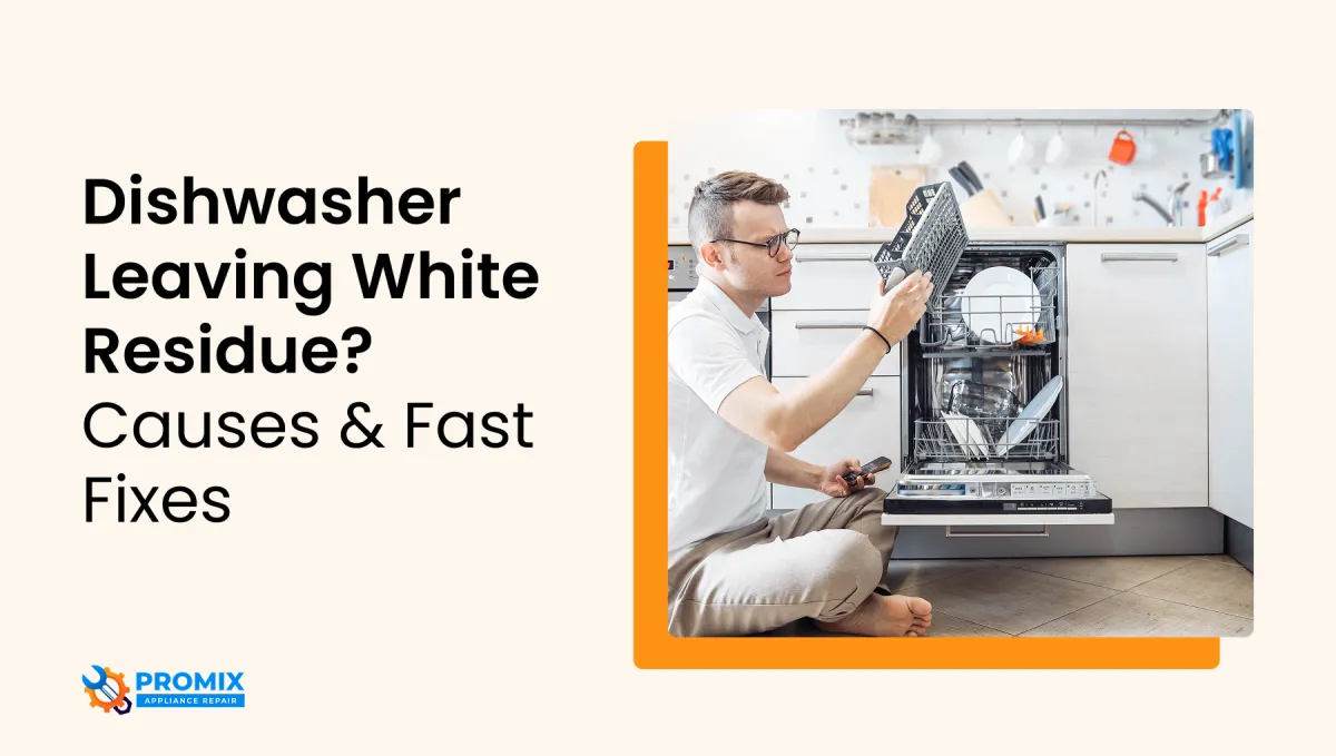 dishwasher leaving white residue