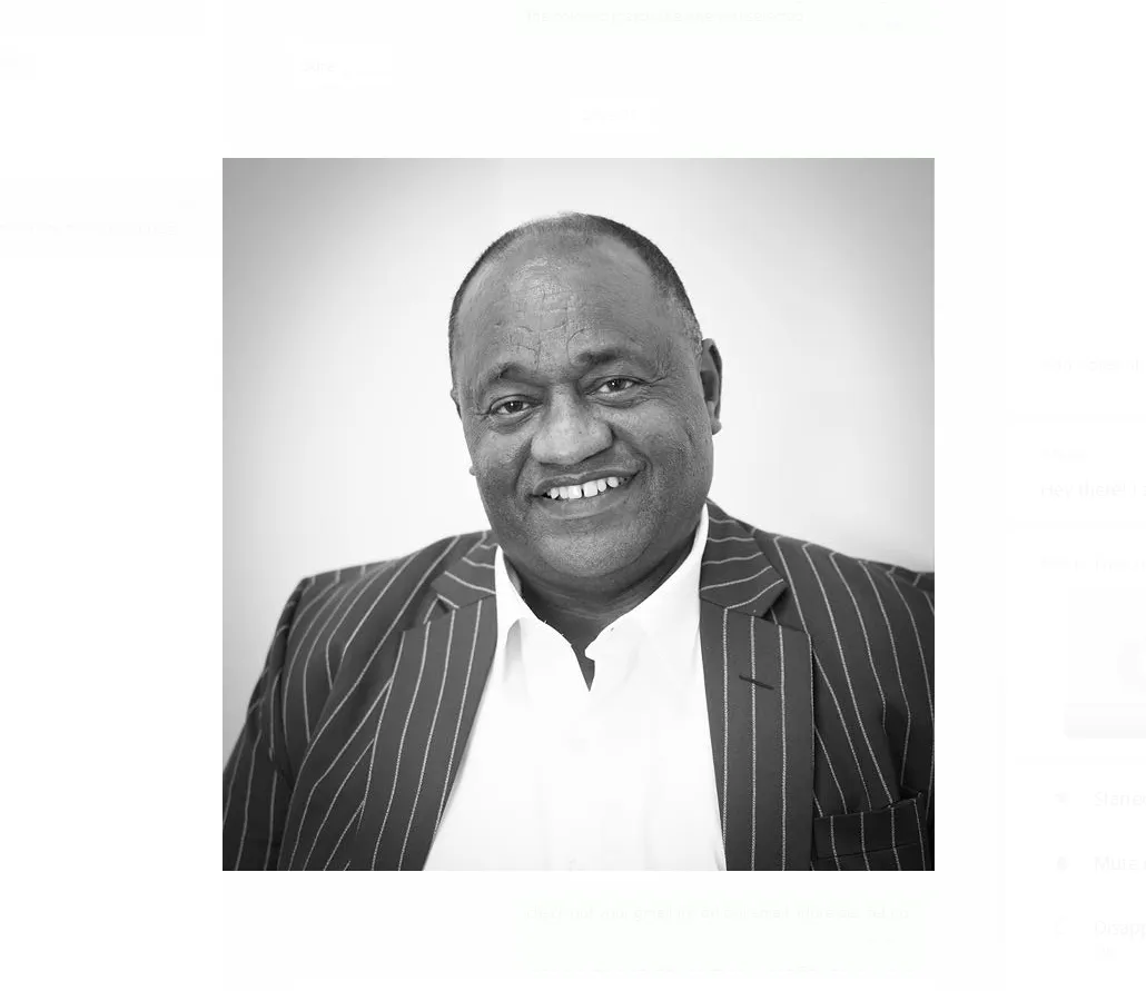 Studio portrait of a senior finance instructor