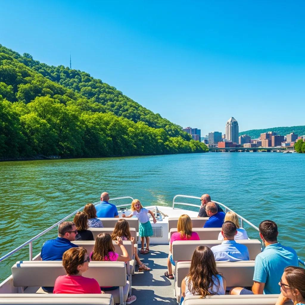 family-enjoying-a-boat-tour-on-the-kanawha-river-with-charleston-skyline-in-the-background-