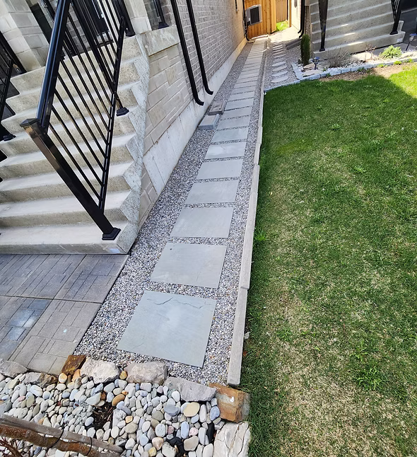 Power washing Burlington driveway by Project Seal & Coat