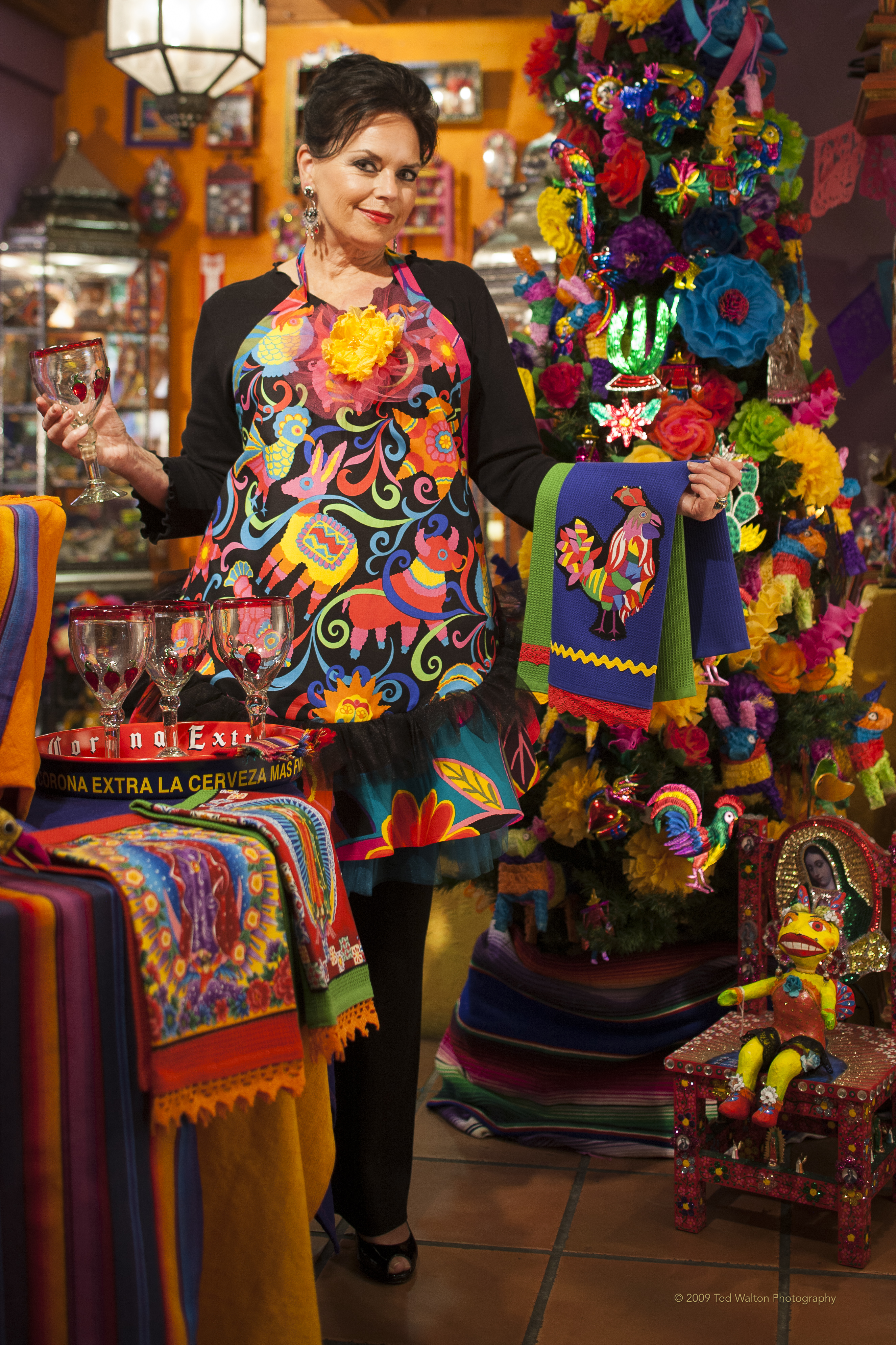 Diane Powers in the shops, Ted Walton 2009