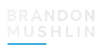 Official Logo of Brandon Mushlin Creative: Discord Live Stage icon with a blue background and white text.