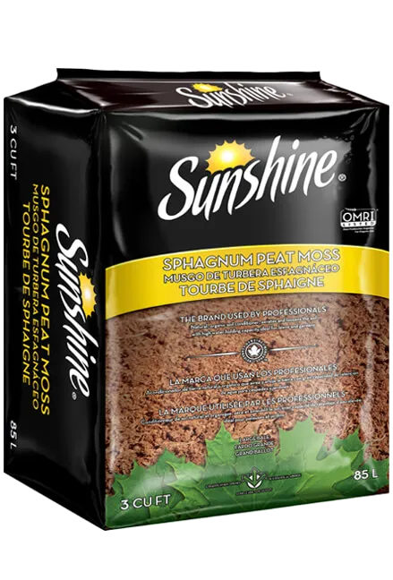 Sunshine® Canadian Sphagnum Peat Moss