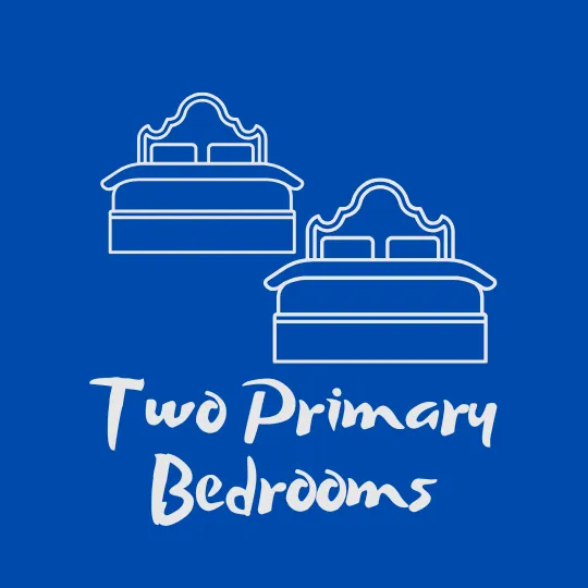 Two Primary Bedrooms in Houston
