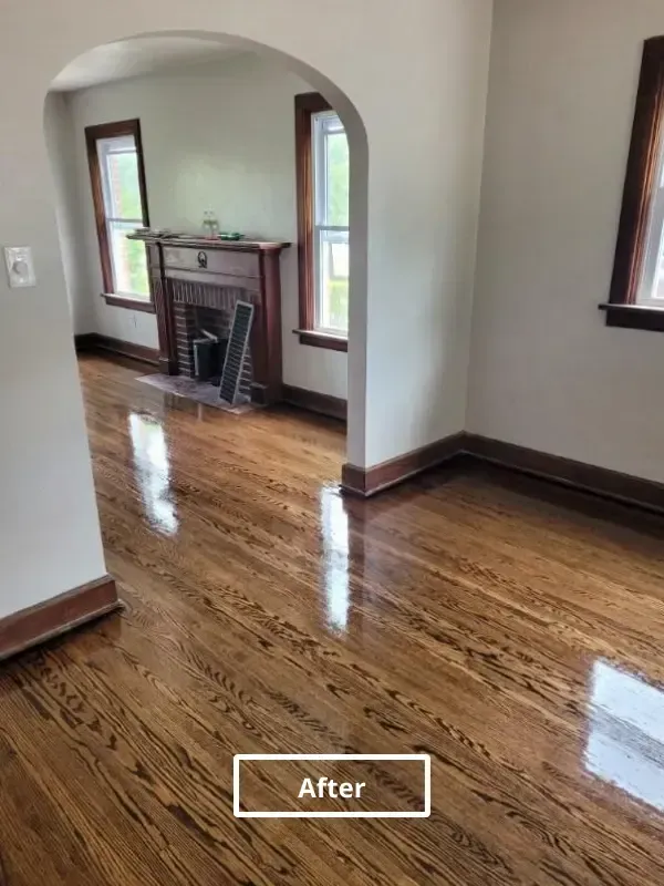 Cardinal Hardwood Flooring’s project after the renovation