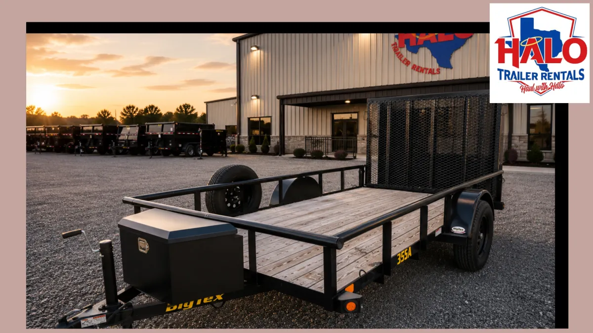 How Does the 12-Foot Utility Trailer Support Burleson, TX Contractors?