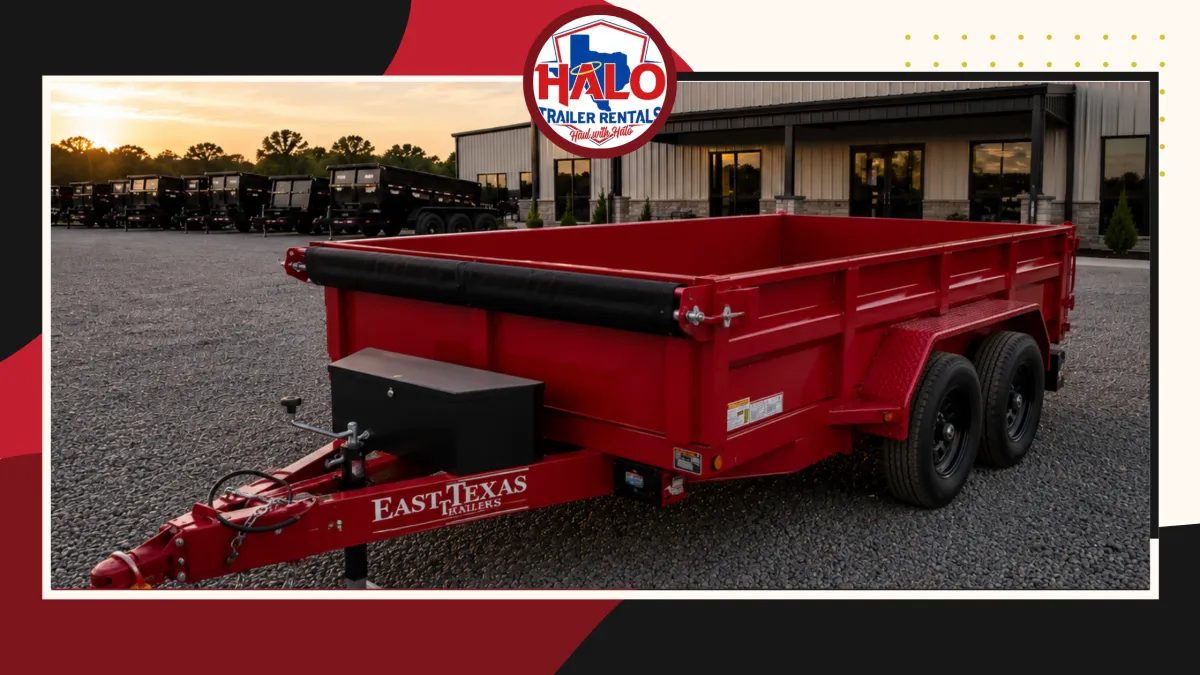 How Does the 10-Foot Hydraulic Dump Trailer Handle Fall Landscaping Cleanup in Burleson, TX?