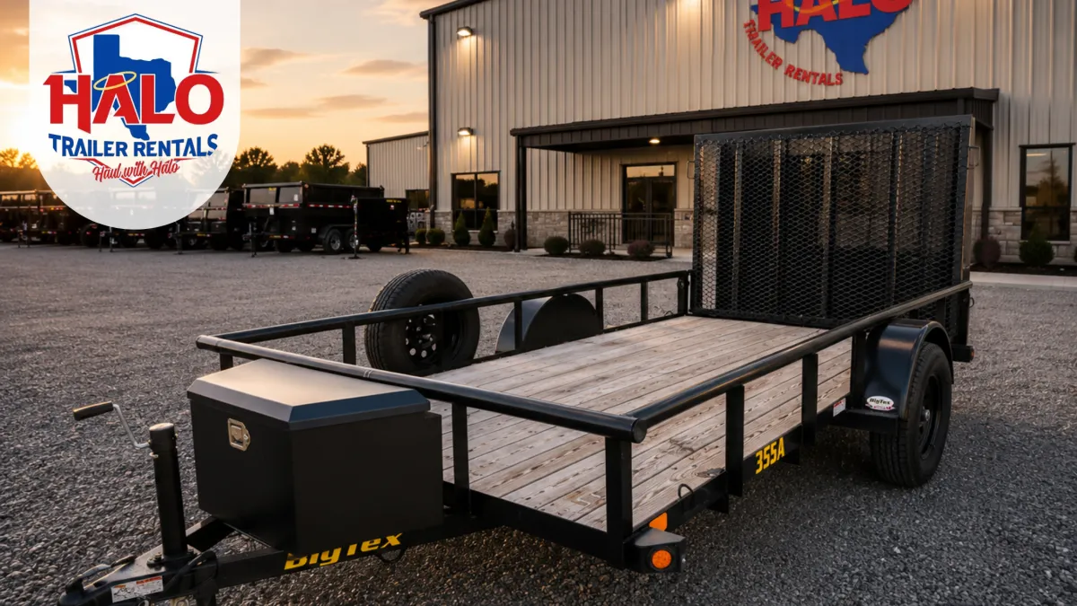 How Does the 12-Foot Utility Trailer Help with Back-to-School Moves in Burleson, TX?