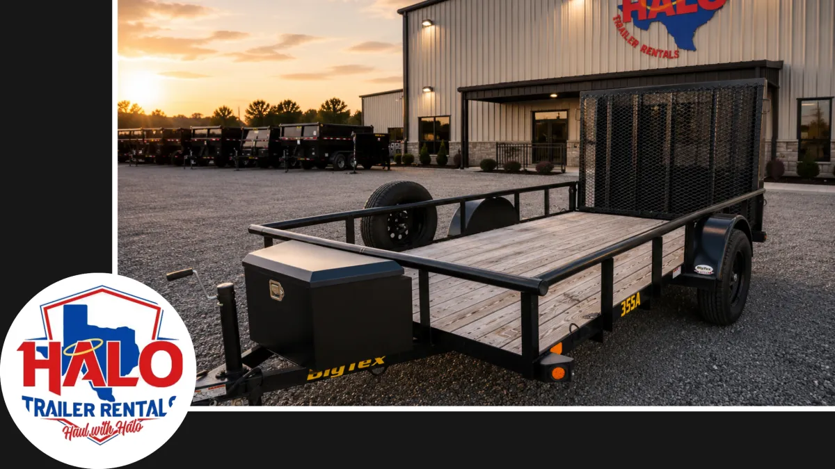 How Does the 12-Foot Utility Trailer Help Burleson, TX Homeowners?