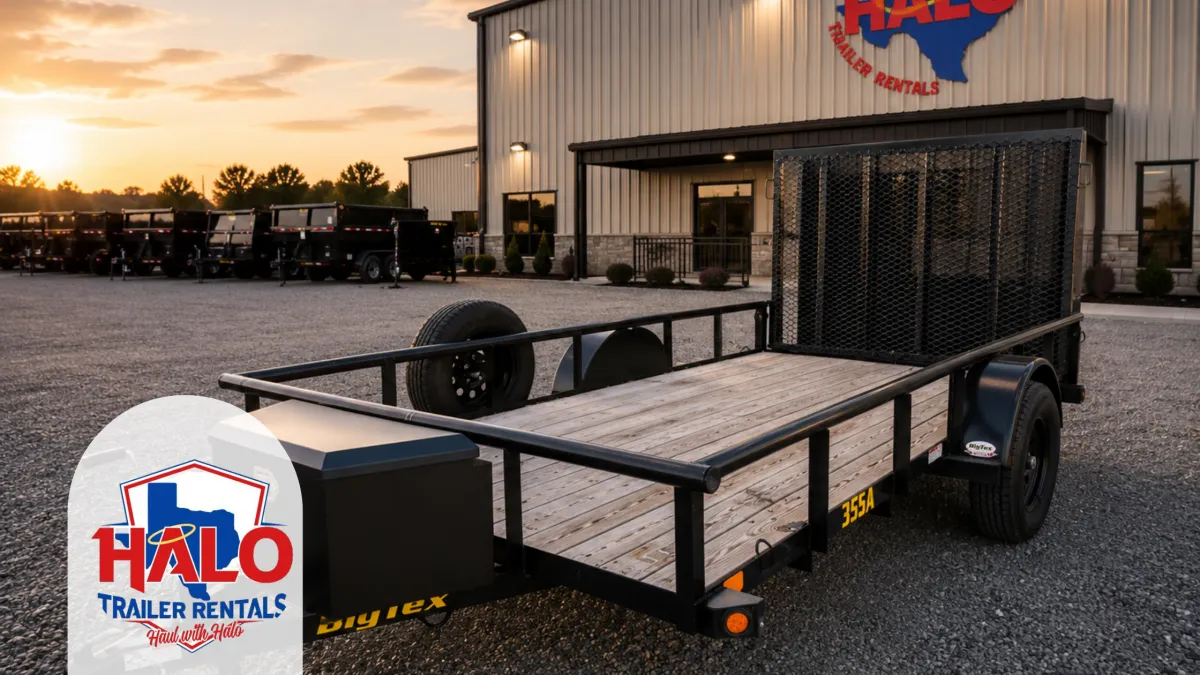 How Does the 12-Foot Utility Trailer Help Burleson, TX Estate and Garage Sale Season?