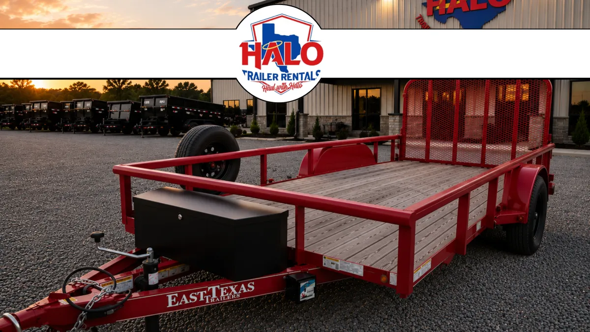 How Does the 16-Foot Utility Trailer Support Burleson, TX Hunting Season Gear Transport?