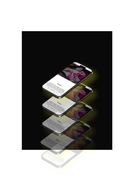 Gina's Nail Corner weboldal kezdőlap dizájn