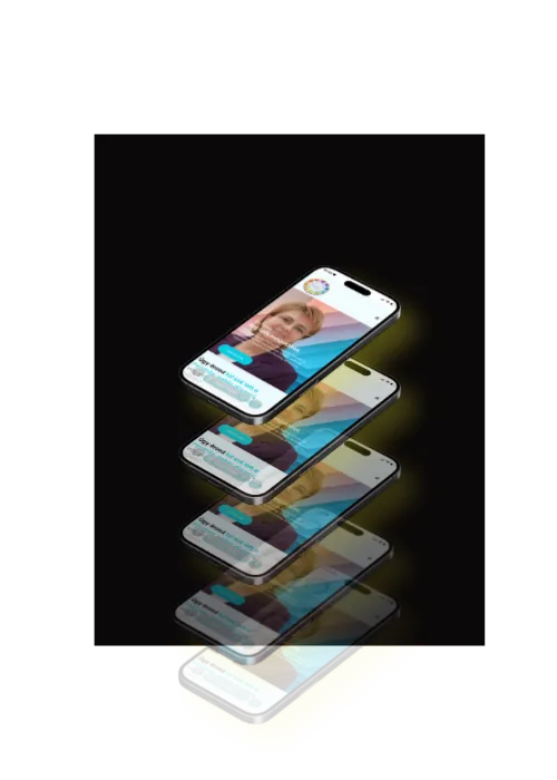 Coach és masszázs weboldal színes dizájn