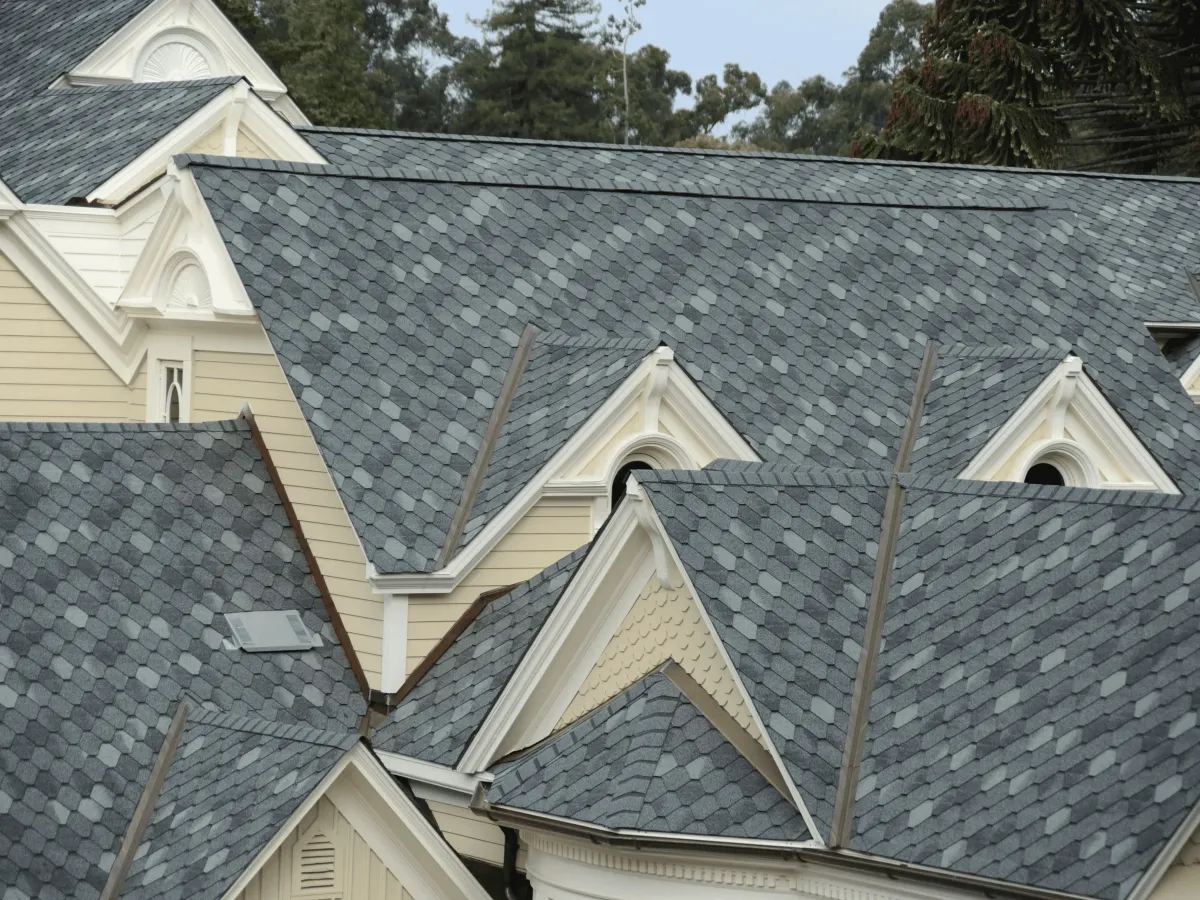 Completed Shingle Roofs in Charlotte, NC with contemporary style.