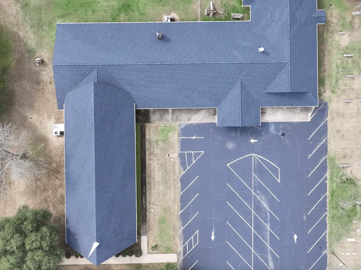 Completed Church Roofing in Charlotte, NC, highlighting professional results.