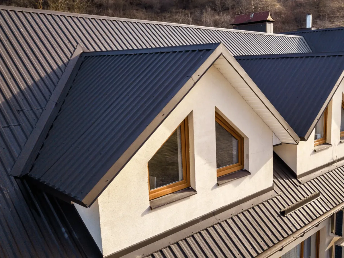 Completed Metal Roofs in Charlotte, NC with contemporary style.