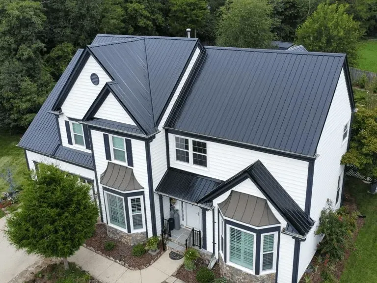 Completed Metal Roofs in Charlotte, NC, highlighting professional results.