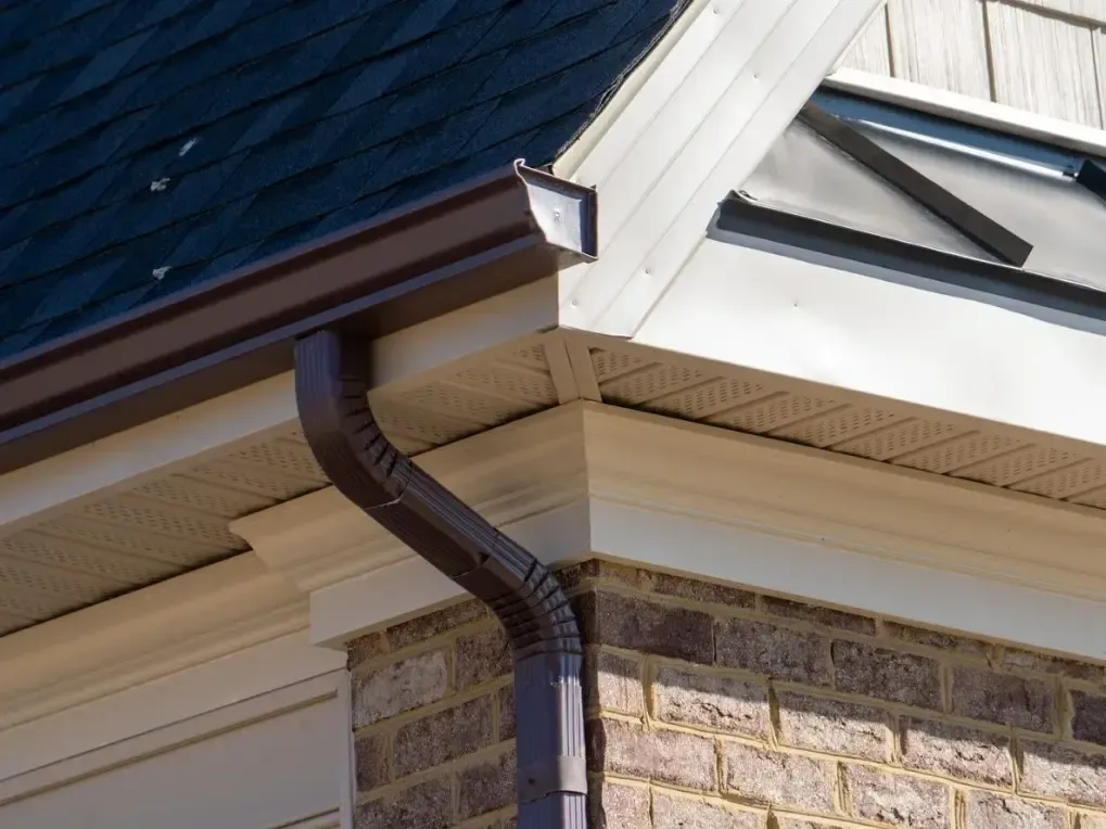 Close-up of a modern Storm Damage feature in Charlotte, NC, emphasizing quality finishes.