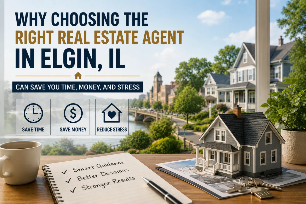 Professional Real Estate Agent in Elgin, IL helping buyers and sellers achieve successful real estate goals with expert local guidance.