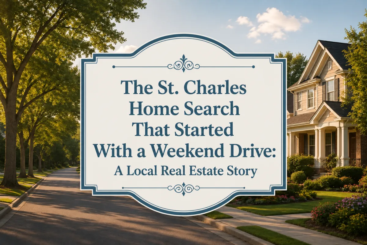 St. Charles home search inspired by a weekend drive
