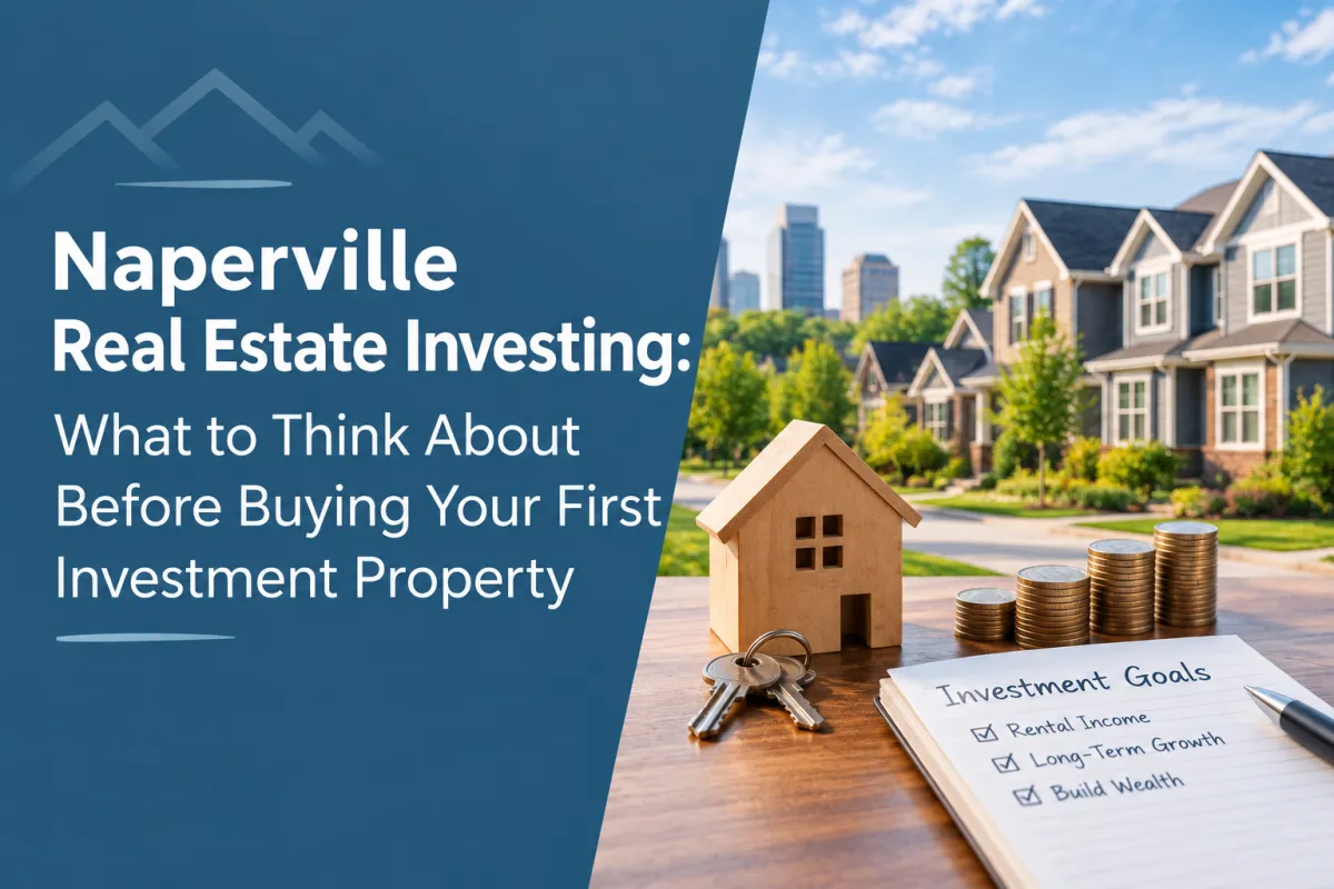Naperville IL real estate investing and first investment property