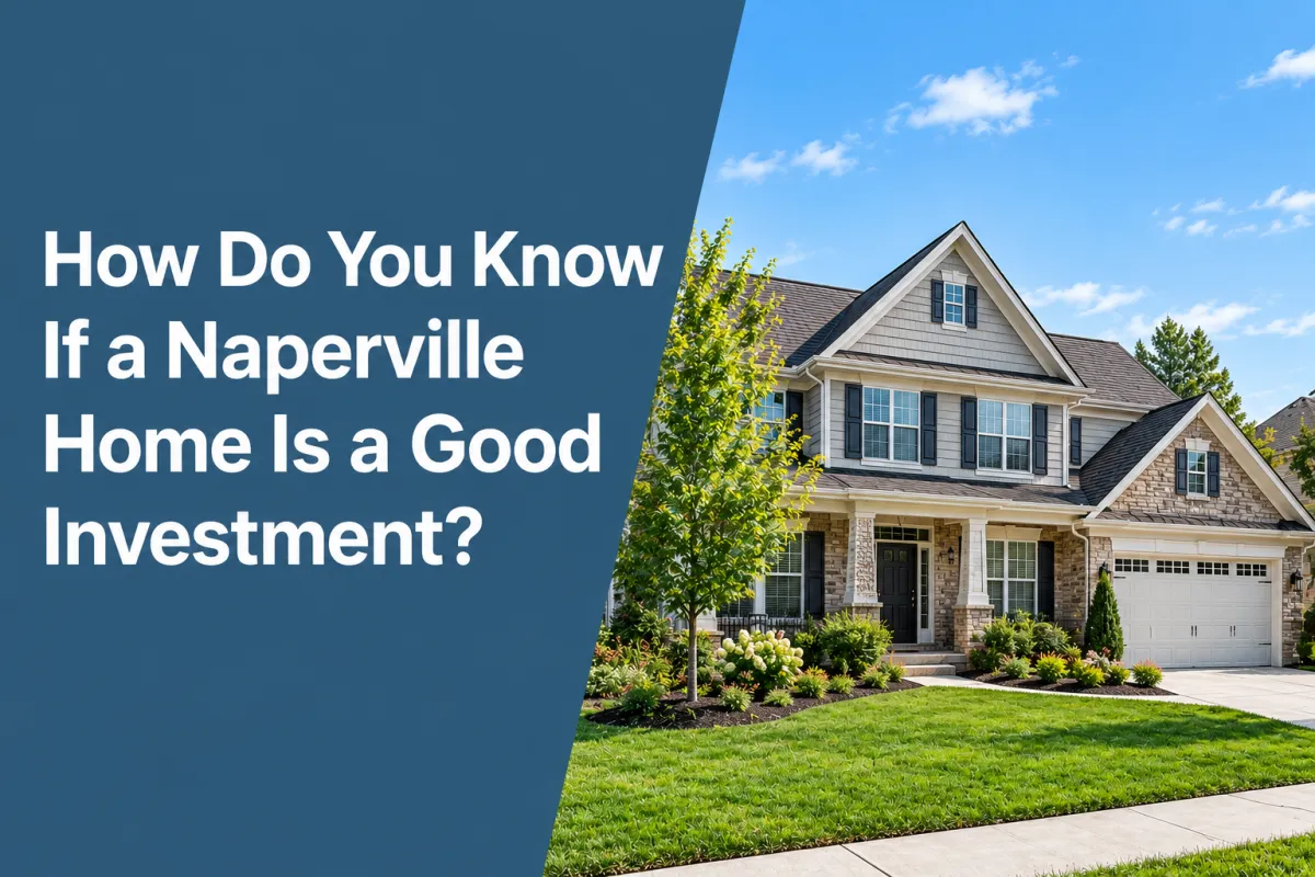 Naperville Illinois home for real estate investment near local amenities