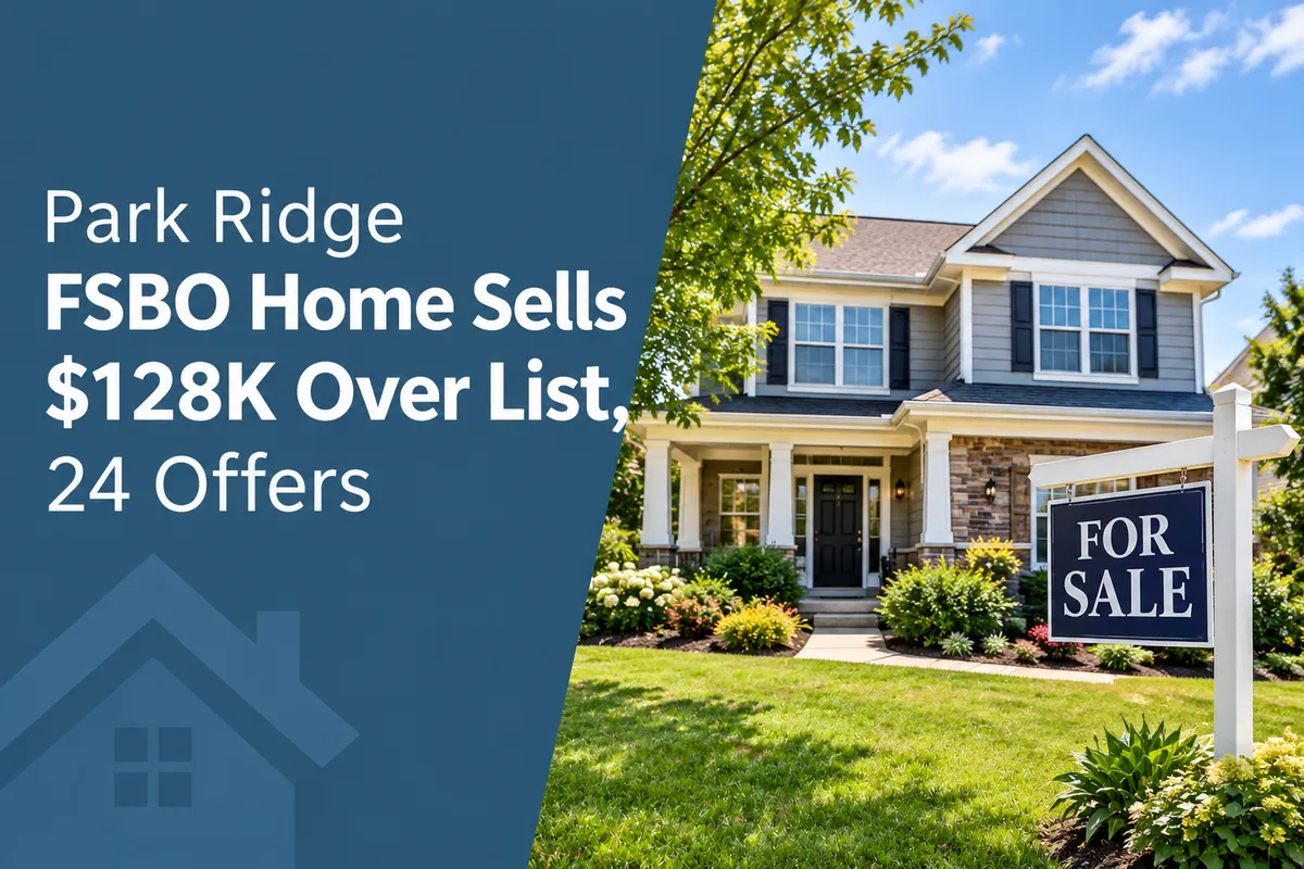 Park Ridge FSBO Home Sells $128K Over List, 24 Offers