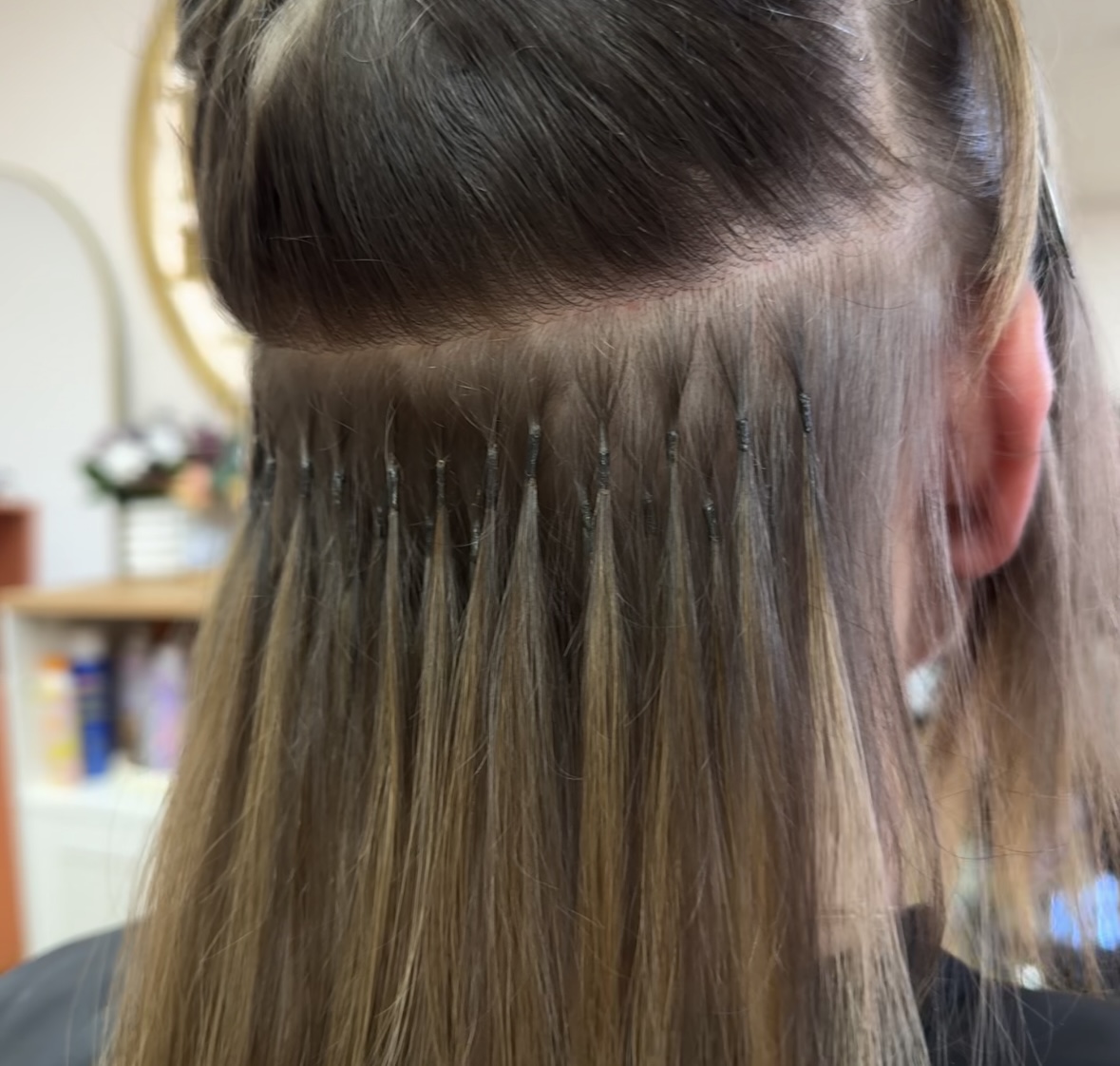 Keratin bonds extension type