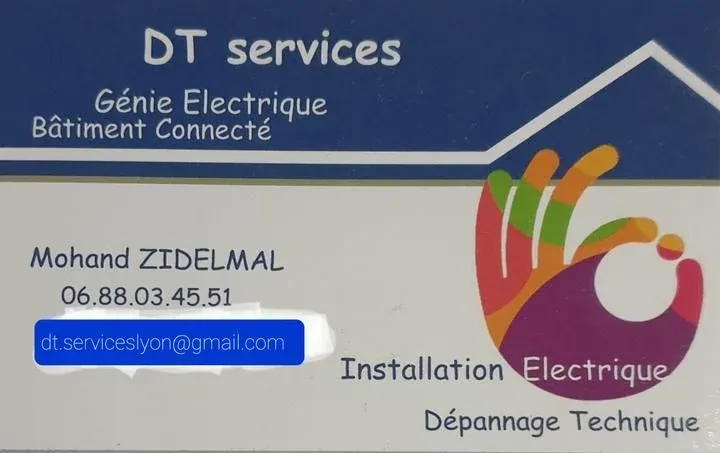 Logo DT services- Génie Électrique