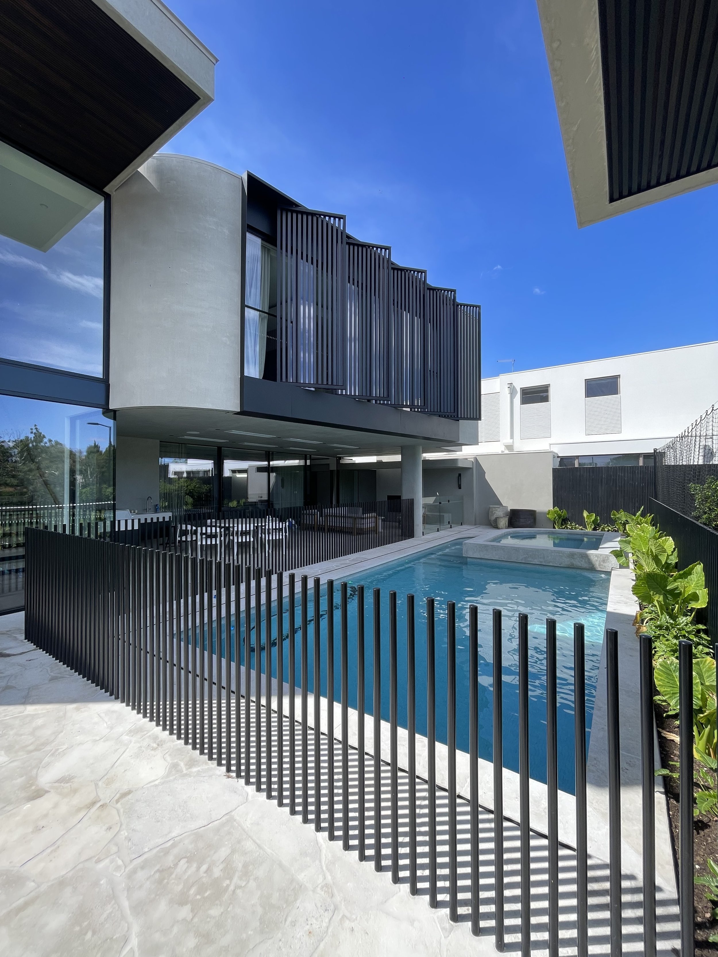 Custom glass and steel pool fencing Melbourne