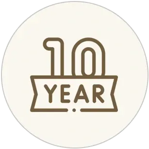 10 Year Warranty Available