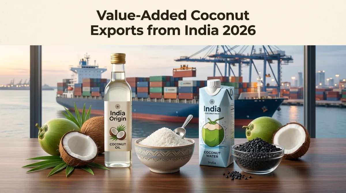Value-Added Coconut Products from India: What Exporters Must Master Before Finding Buyers