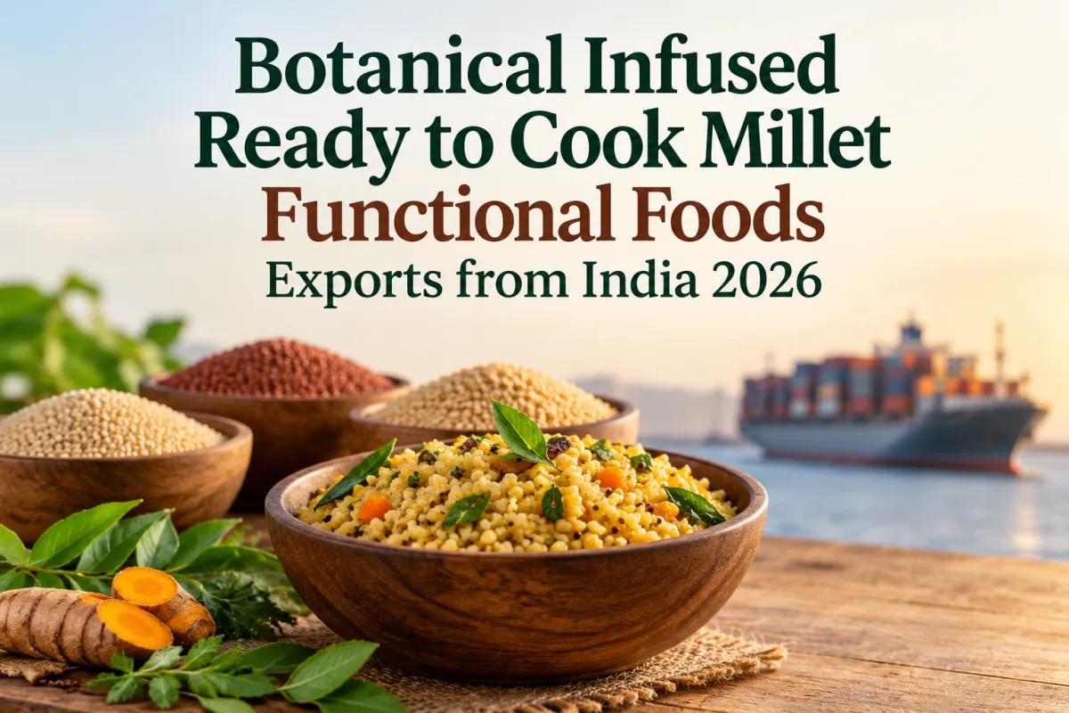 Botanical Infused Ready to Cook Millet Functional Foods from India: Product Mastery Guide for Exporters in 2026