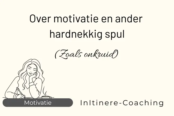 Over motivatie en ander hardnekkig spul