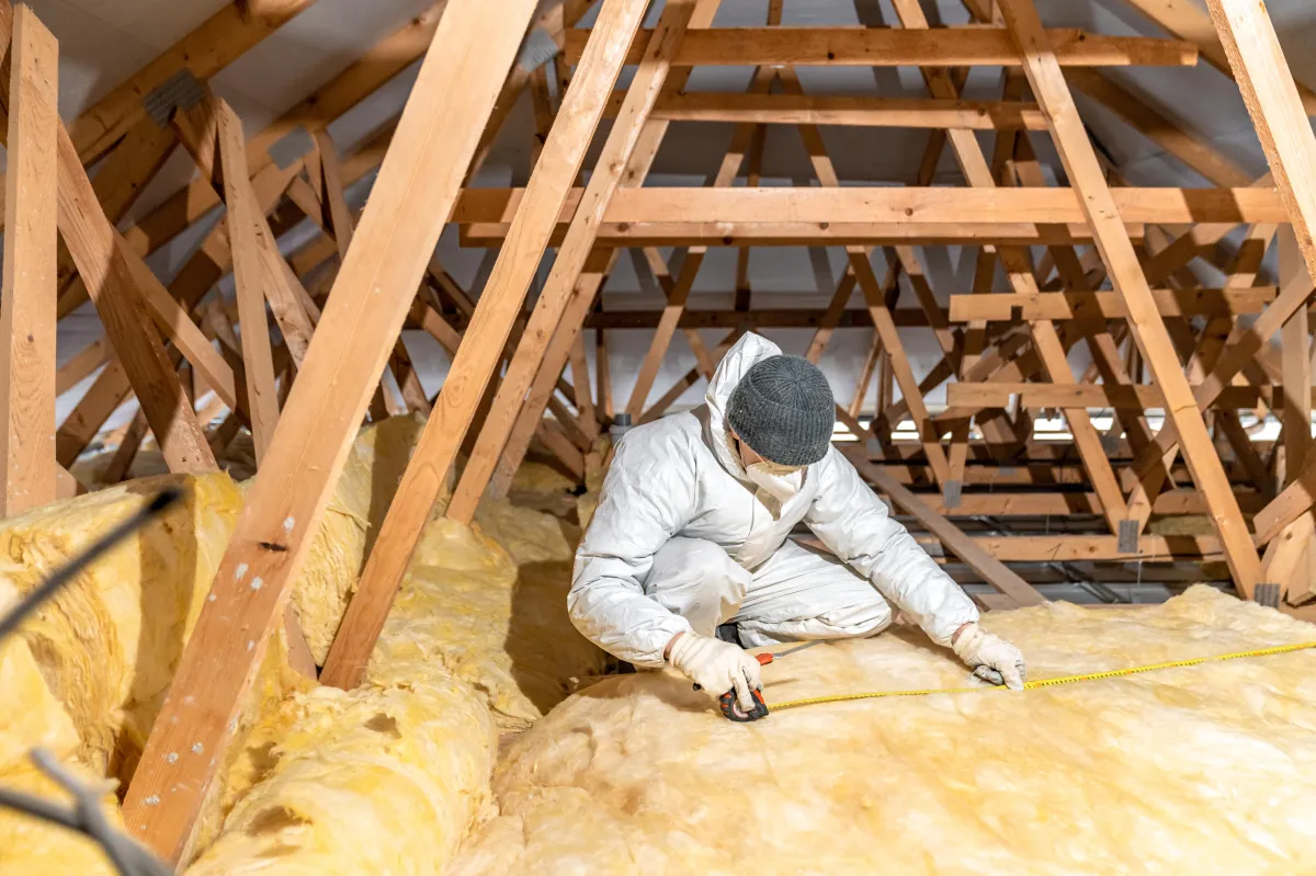 attic insulation, done by safe air llc HVAC expert 