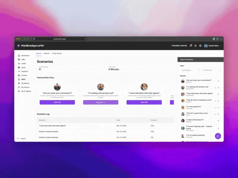 pulse ai rolepla simulaator