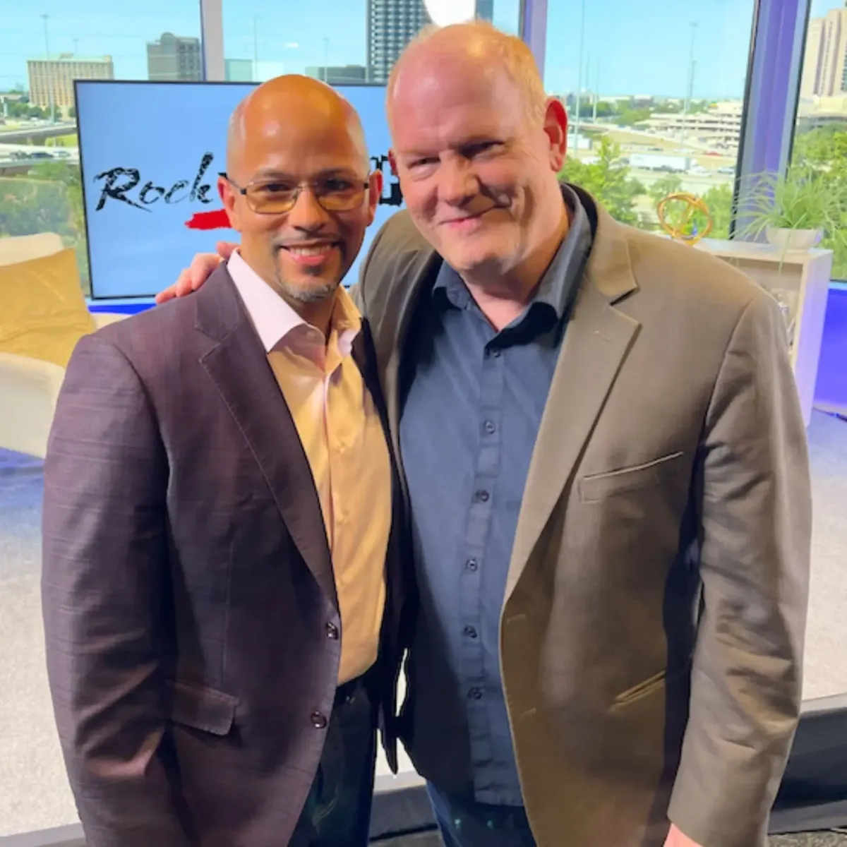 Engels J. Valenzuela shared a stage with Glenn Morshower