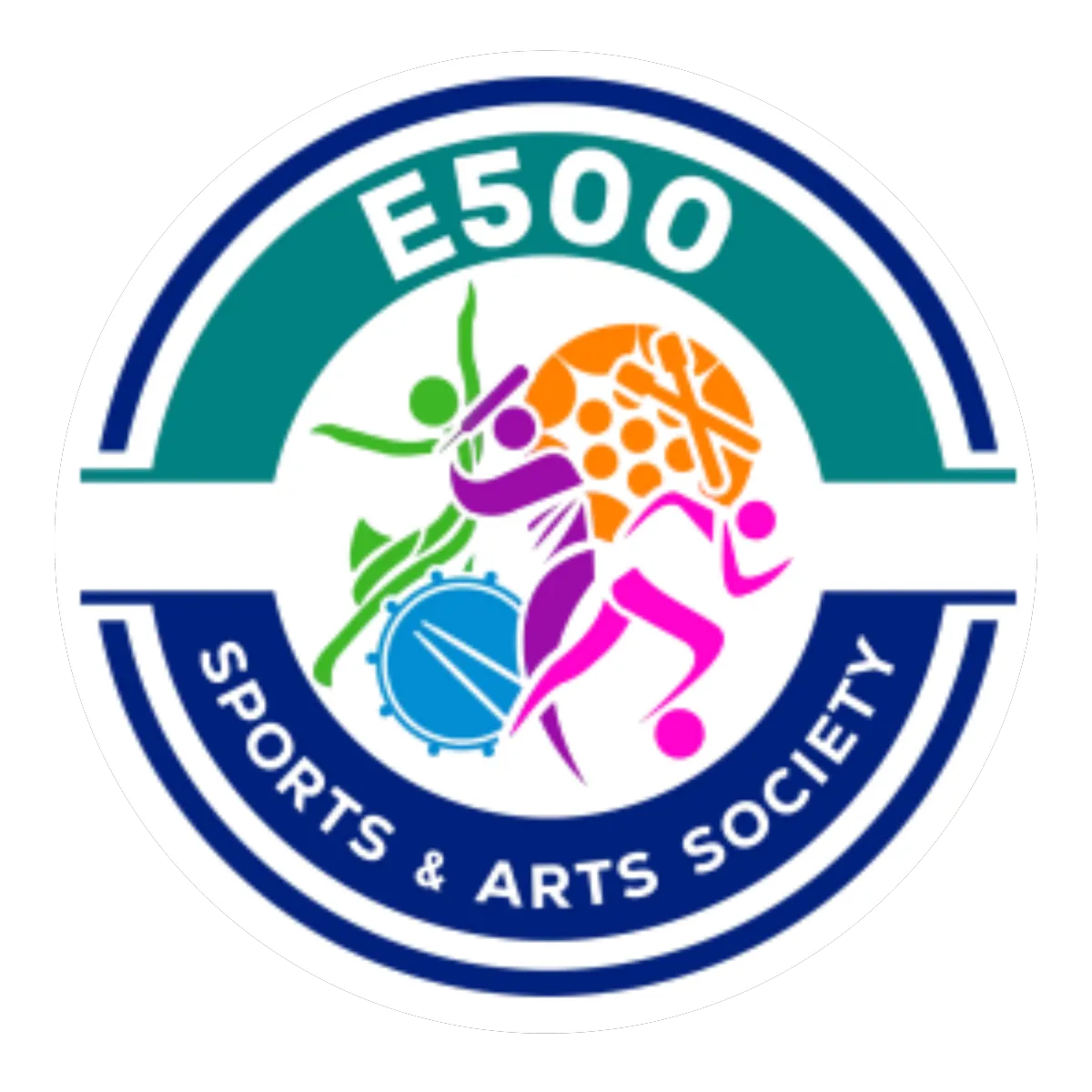 E500 Sports and Arts Society Logo