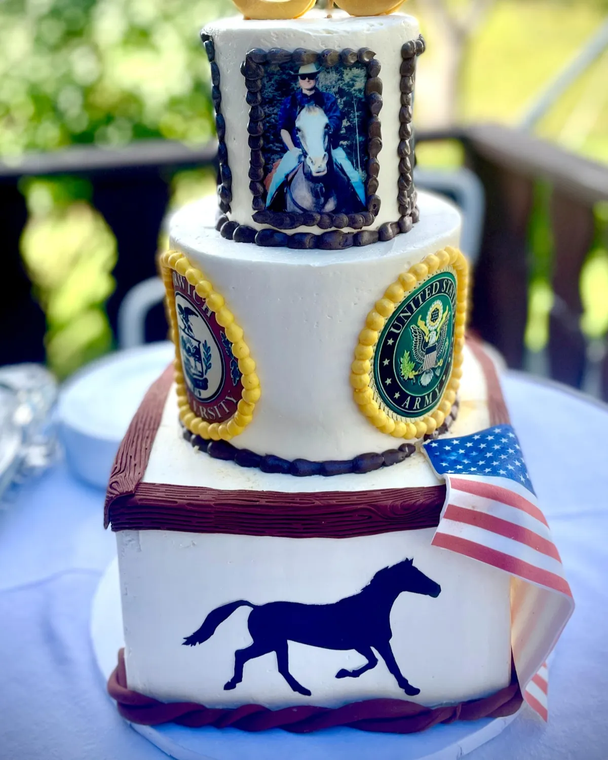 Life achievement celebration cake