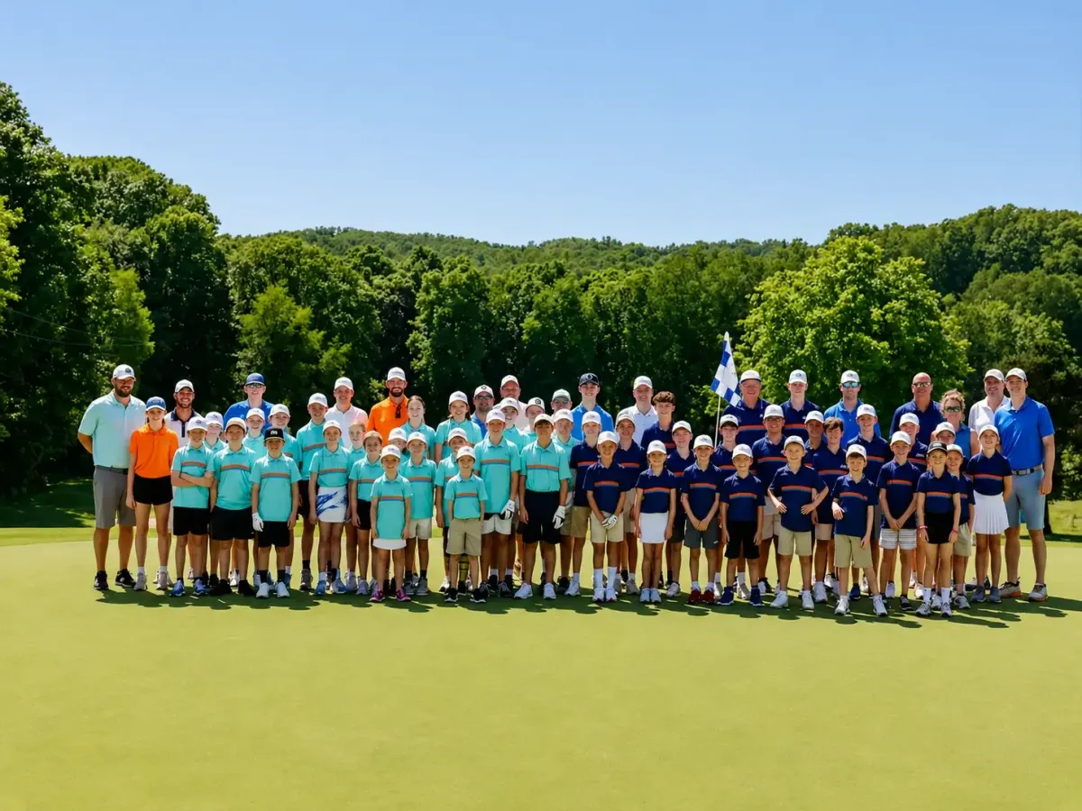 Junior Golfers Group Photo
